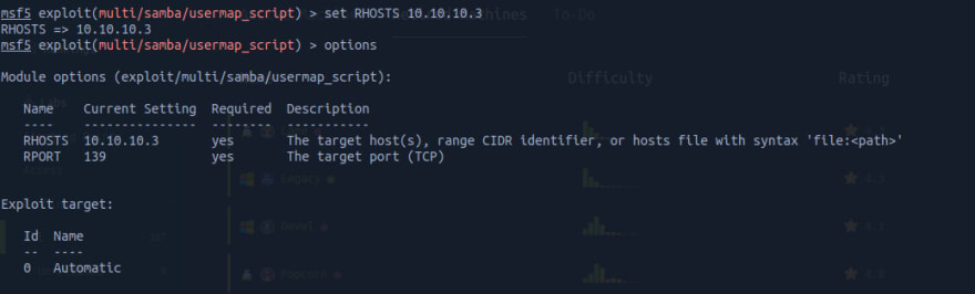 Exploit fully set
