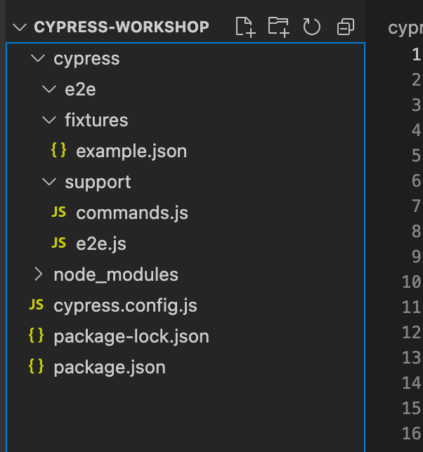 Folder structure