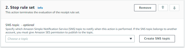 Stop rule set