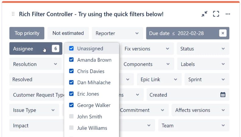 Rich Filter: PDF Reporter