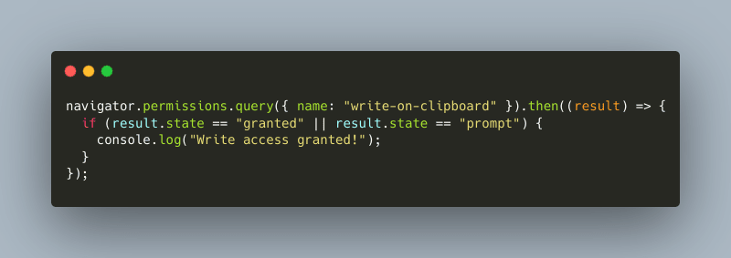 Copy to Clipboard with JavaScript