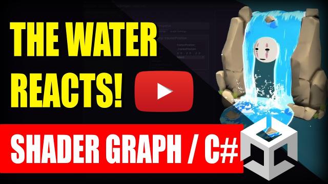 Unity Shader Graph - Interactive Water | Tutorial | English Captions