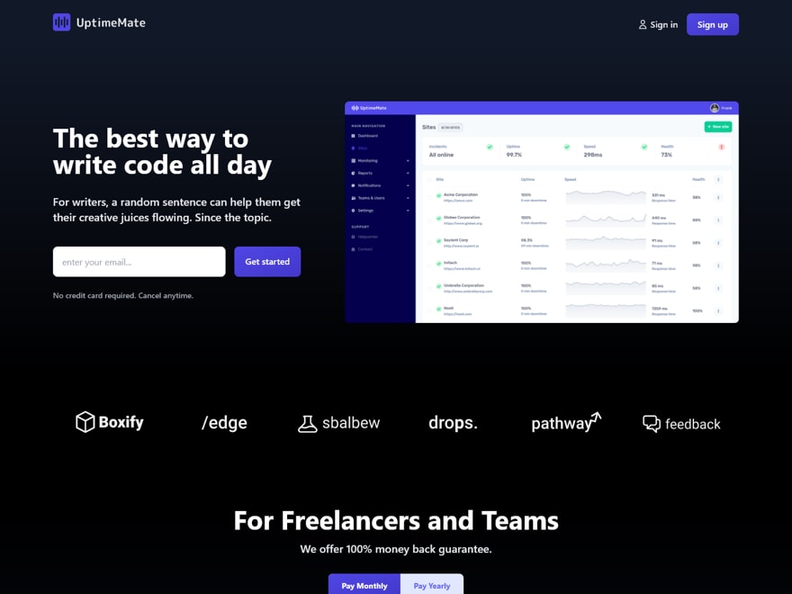 20 Best Tailwind Landing Page Templates (Free & Premium) DEV Community