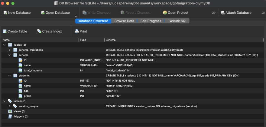 golang sqlite