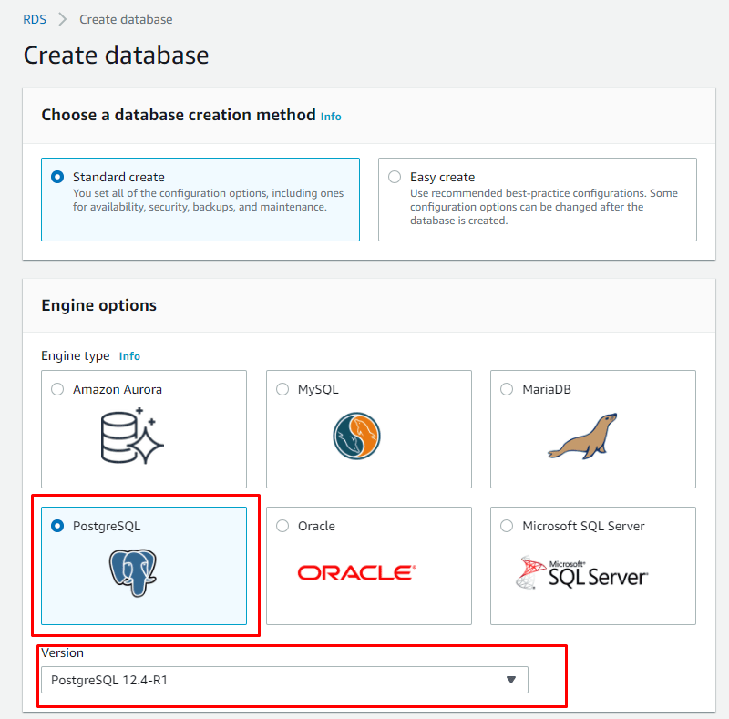 aws postgresql commandline