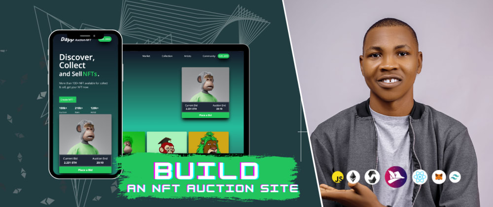 Cover image for How to Build an NFT Auction Site with React, Solidity, and CometChat