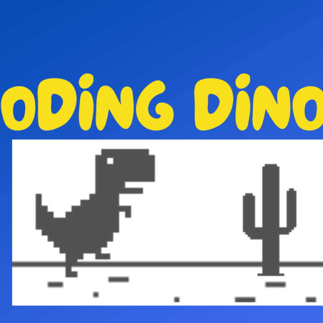 Coding Chrome Dino Game in JavaScript with a HTML Canvas