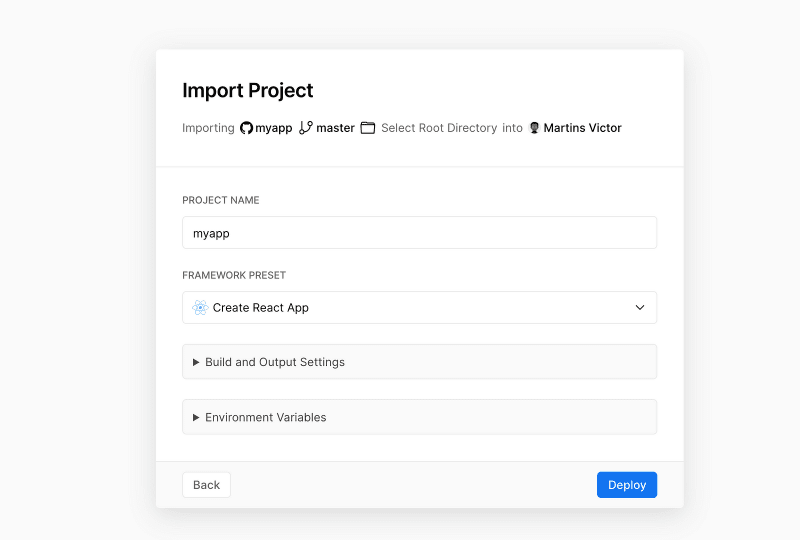 Import Project
