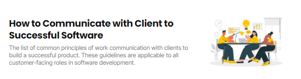 How to Communicate with Client to Successful Software.