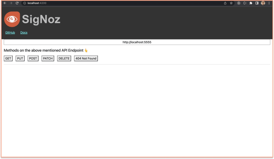Angular frontend Web UI