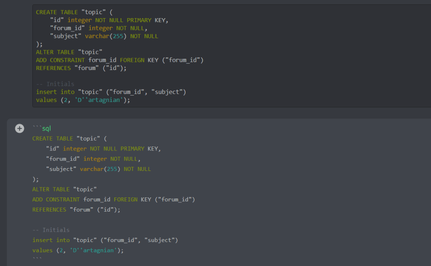 sql