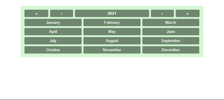 React-Calendar year view after styling