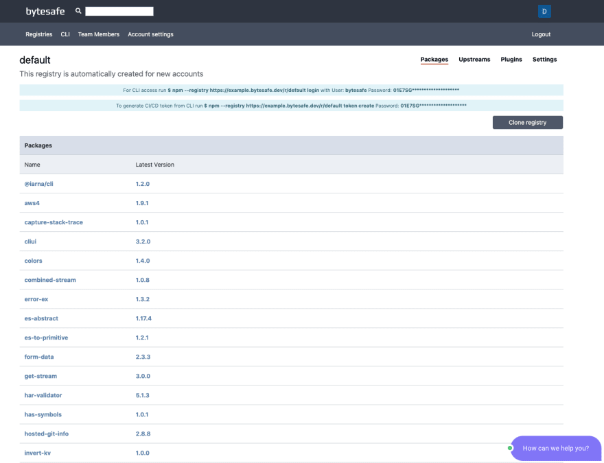 npm config help