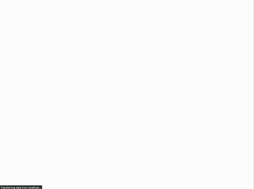 Screen capture of the Task Manager app reloading. Before the task list appears, the text “Loading tasks…” is briefly displayed in its place.