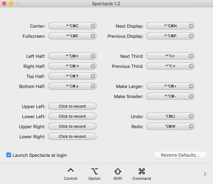 Settings of Spectacle