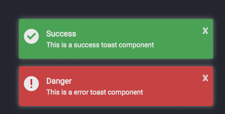 Success and Error Prompts Upon Starting the Toast Server
