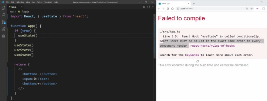 error message