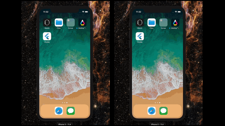 Avoid a white blank screen while JS loading