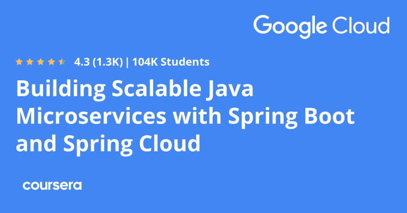 Best Coursera course to learn Microservices