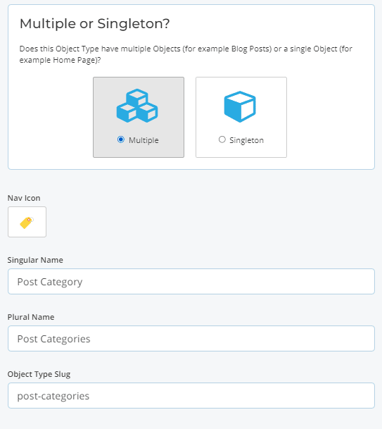 Creating Post Categories