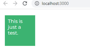 PC localhost result