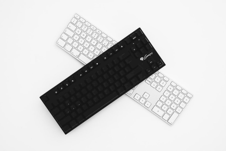 "Keyboards Black & White"