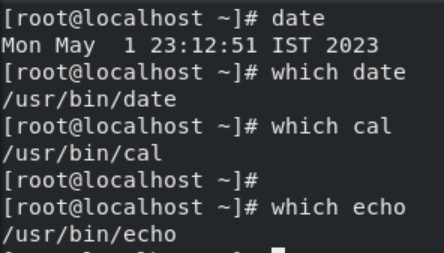 date command