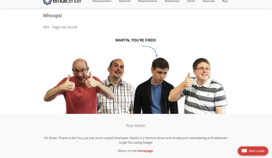 Martin you are fired!