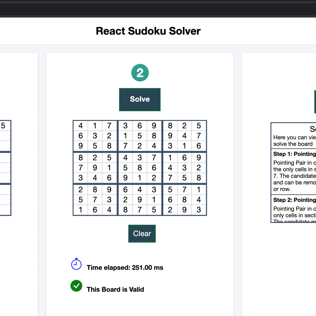 Sudoku Solver with HTML, CSS, and JavaScript