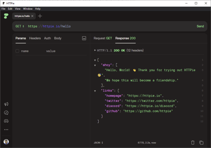 HTTPie for Desktop - Dark theme (beta)