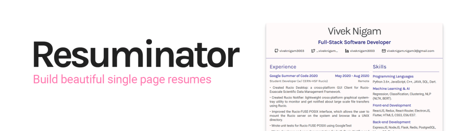 Resuminator