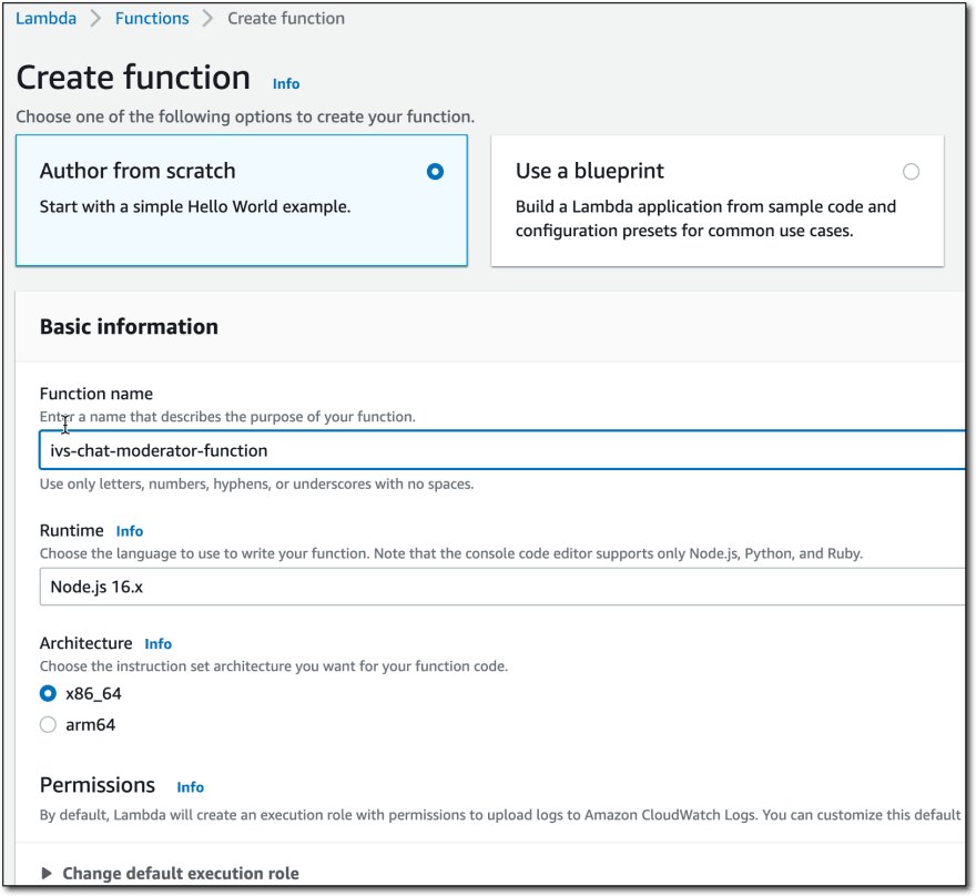Create function button