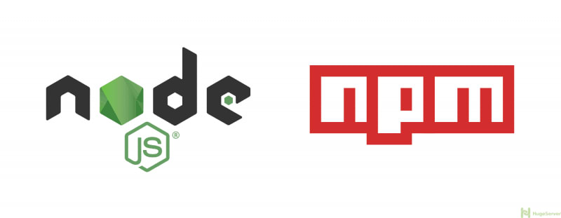 logo of npm and node.js
