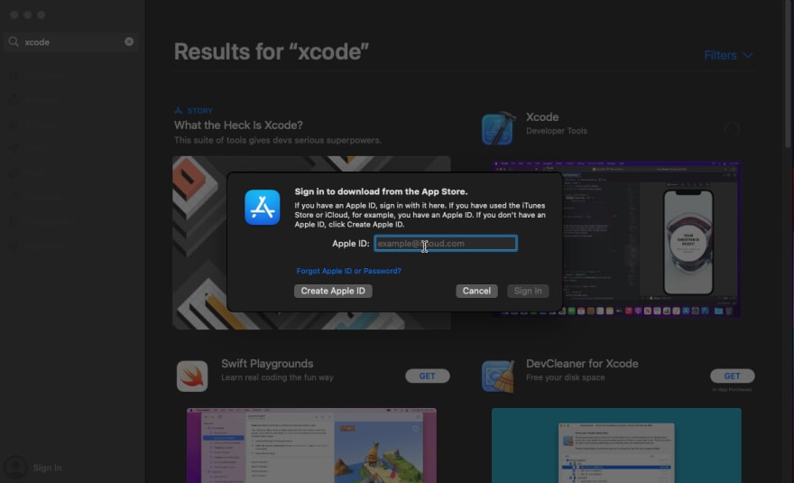 Login apple store