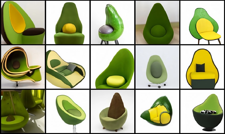 Avocado chair