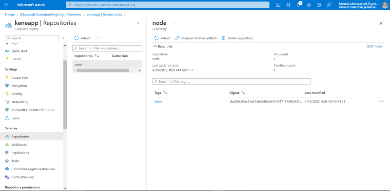 View Image on Repositories
