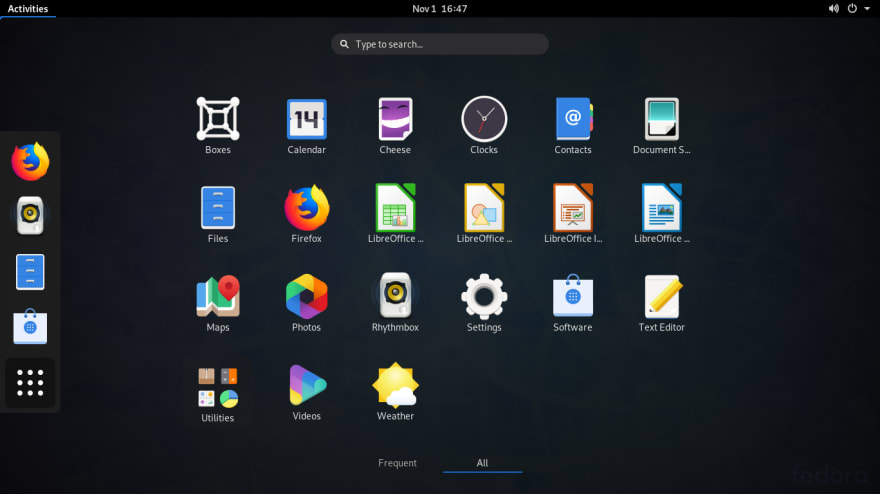 fedora android studio