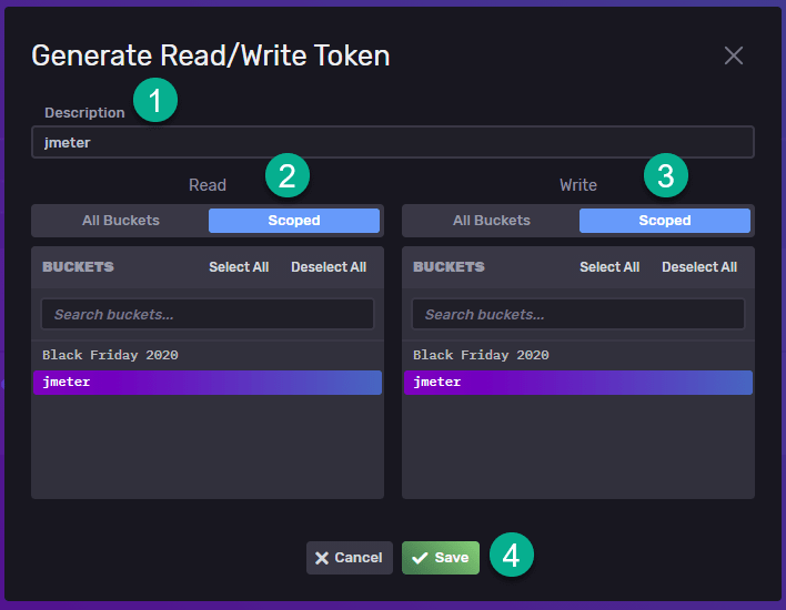 Scoping the token