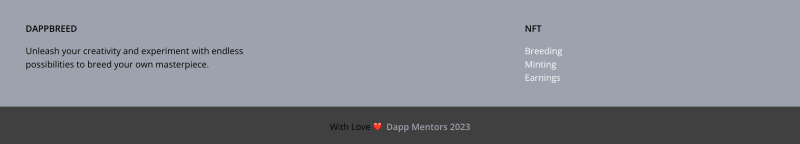 The Footer Component