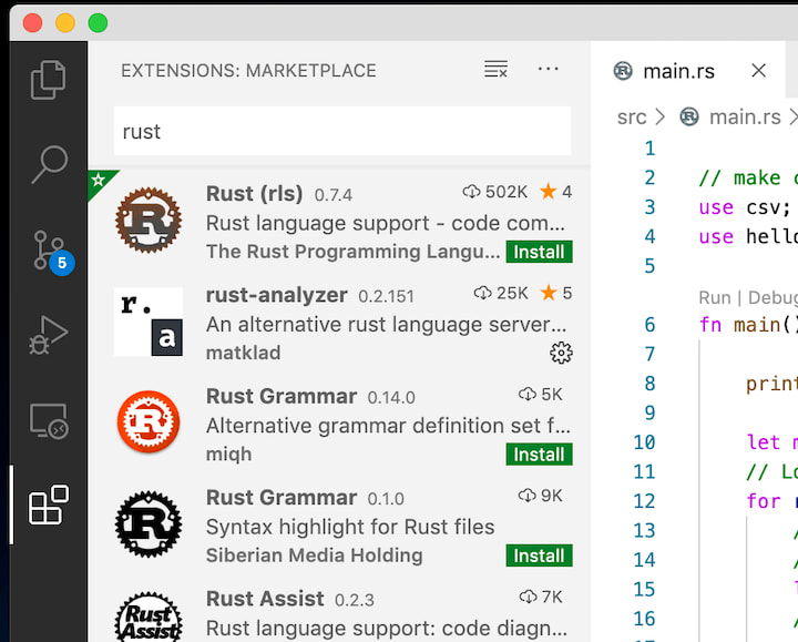 Rust Extensions