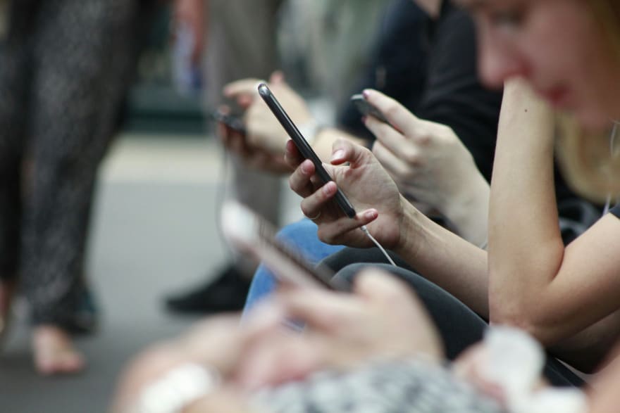 Everybody using phone