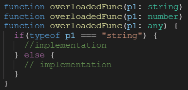 Function Overloading in Typescript - DEV Community