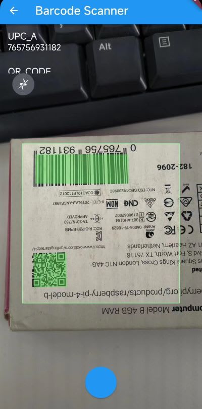 flutter barcode qr code scanner