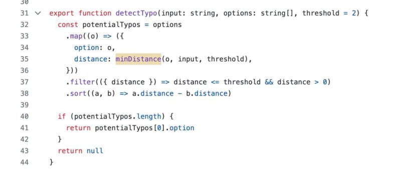 Lessons from open-source: Algorithm behind `“next buuild” does not exist. Did you mean “next build”?`