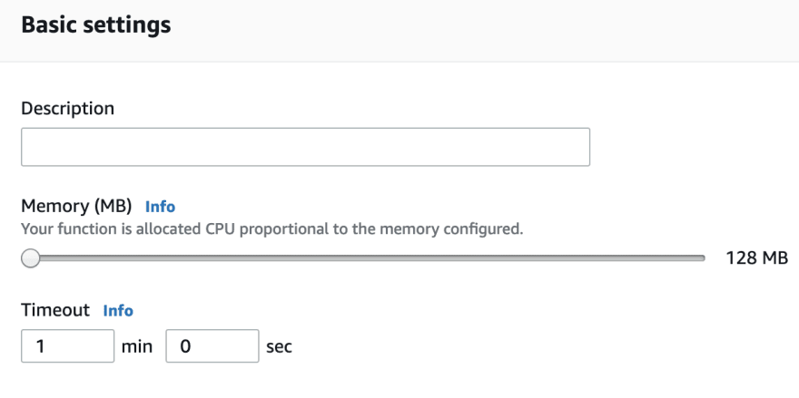 timeout configuration