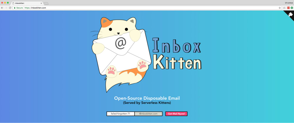 Cover image for The Stack : Making a free open-source disposable email service (inboxkitten.com) in 14 hours 😼