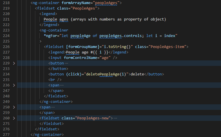 Array with object