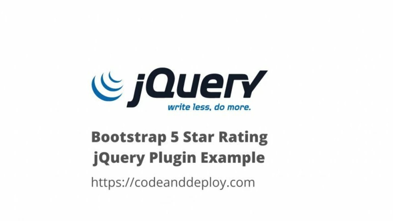 Simple Star Rating Input Plugin - jQuery rating.js