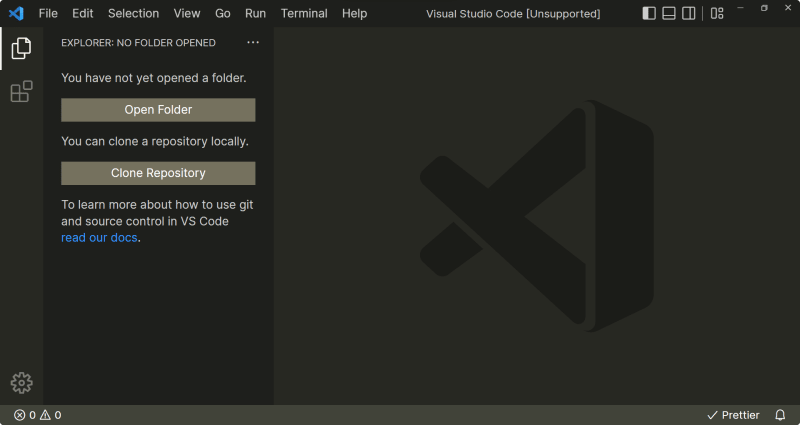 Visual Studio Code User Interface