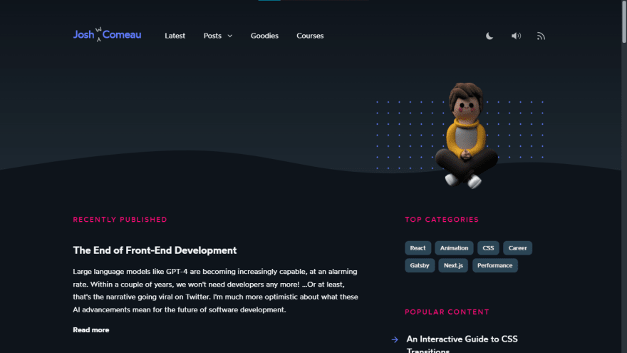 Portfolio of Josh Comeau